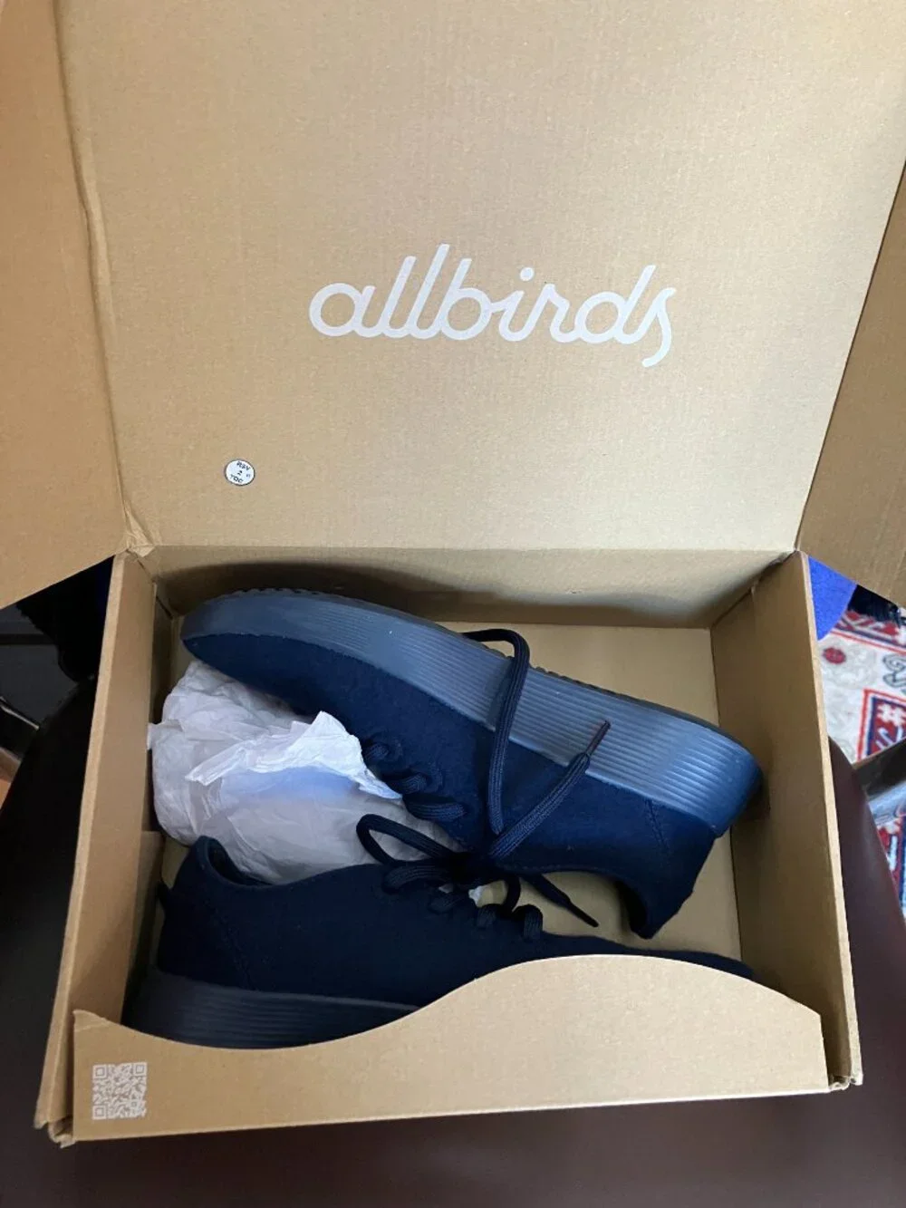 Allbirds Women's Wool Runner Go 2, in Deep Navy, size 9